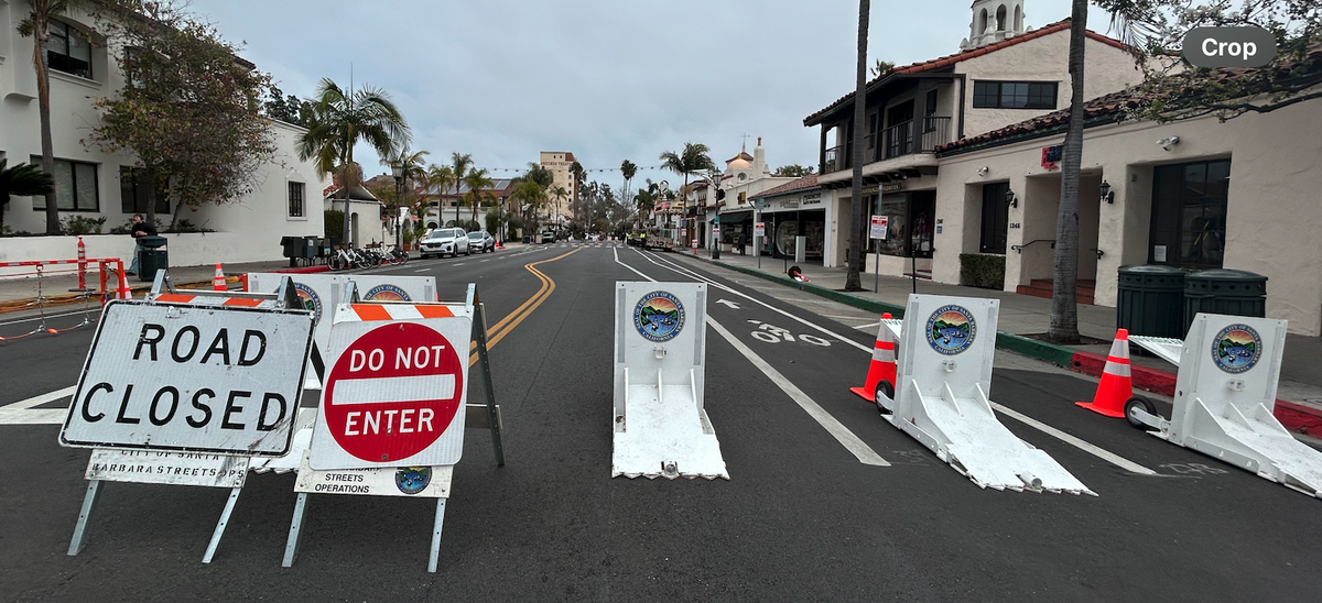 Hardened security barriers upgrade the safety features of the Santa Barbara International Film Festival